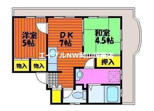 吉井マンションの物件間取画像